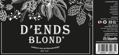 Speciaalbier D'ends blond - 33cl