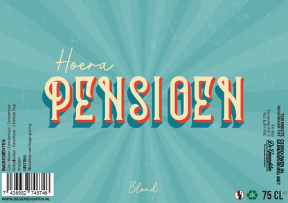Speciaalbier Pensioen Blond - 75cl