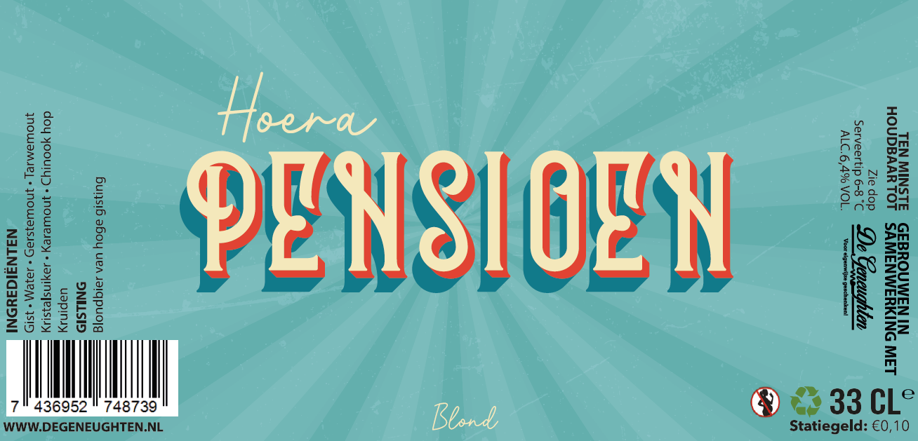 Speciaalbier Pensioen Blond - 33cl