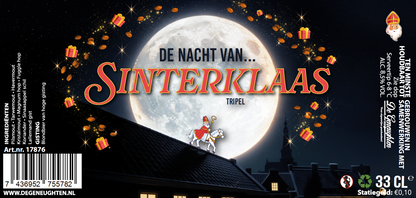 Speciaalbier De Nacht Van... Sinterklaas Tripel - 33cl