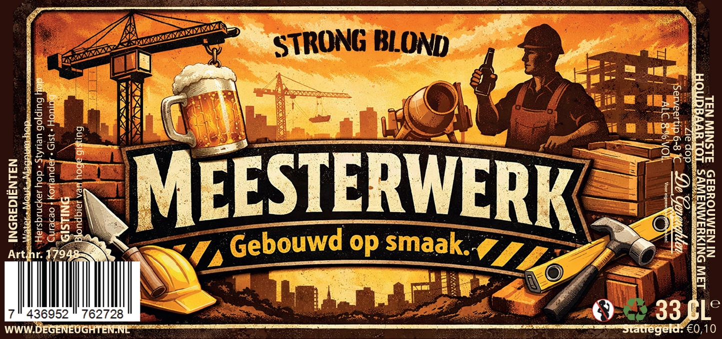 Speciaalbier Meesterwerk Strong Blond - 33cl