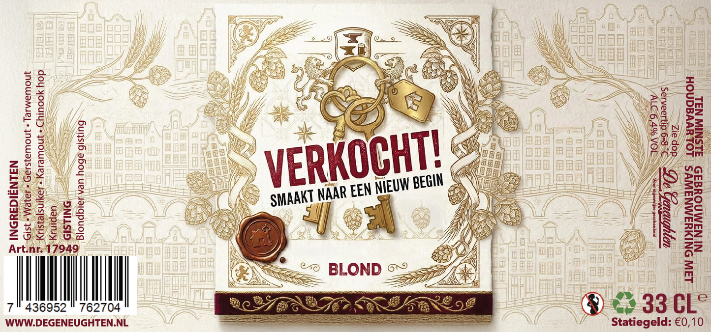 Speciaalbier Verkocht! Blond - 33cl