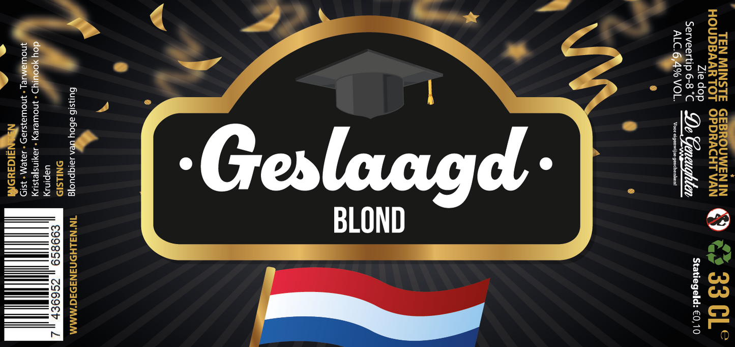 Speciaalbier Geslaagd Blond - 33cl