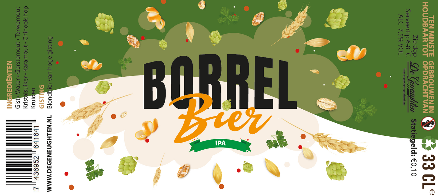 Speciaalbier Borrel Bier IPA - 33cl