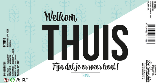 Speciaalbier Welkom Thuis Tripel - 75cl