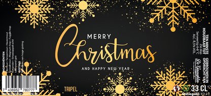 Speciaalbier Merry Christmas Zwart Goud Tripel - 33cl
