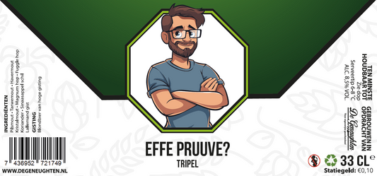 Speciaalbier Effe Pruuve? Tripel - 33cl