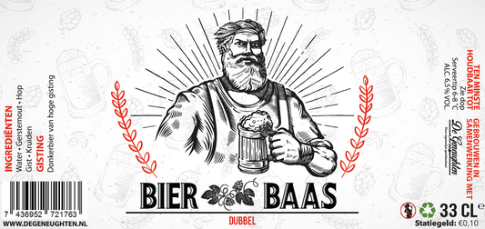 Speciaalbier Bierbaas Dubbel - 33cl