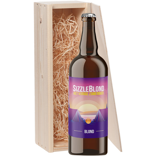 Speciaalbier cadeau Sizzle Blond 1x75cl