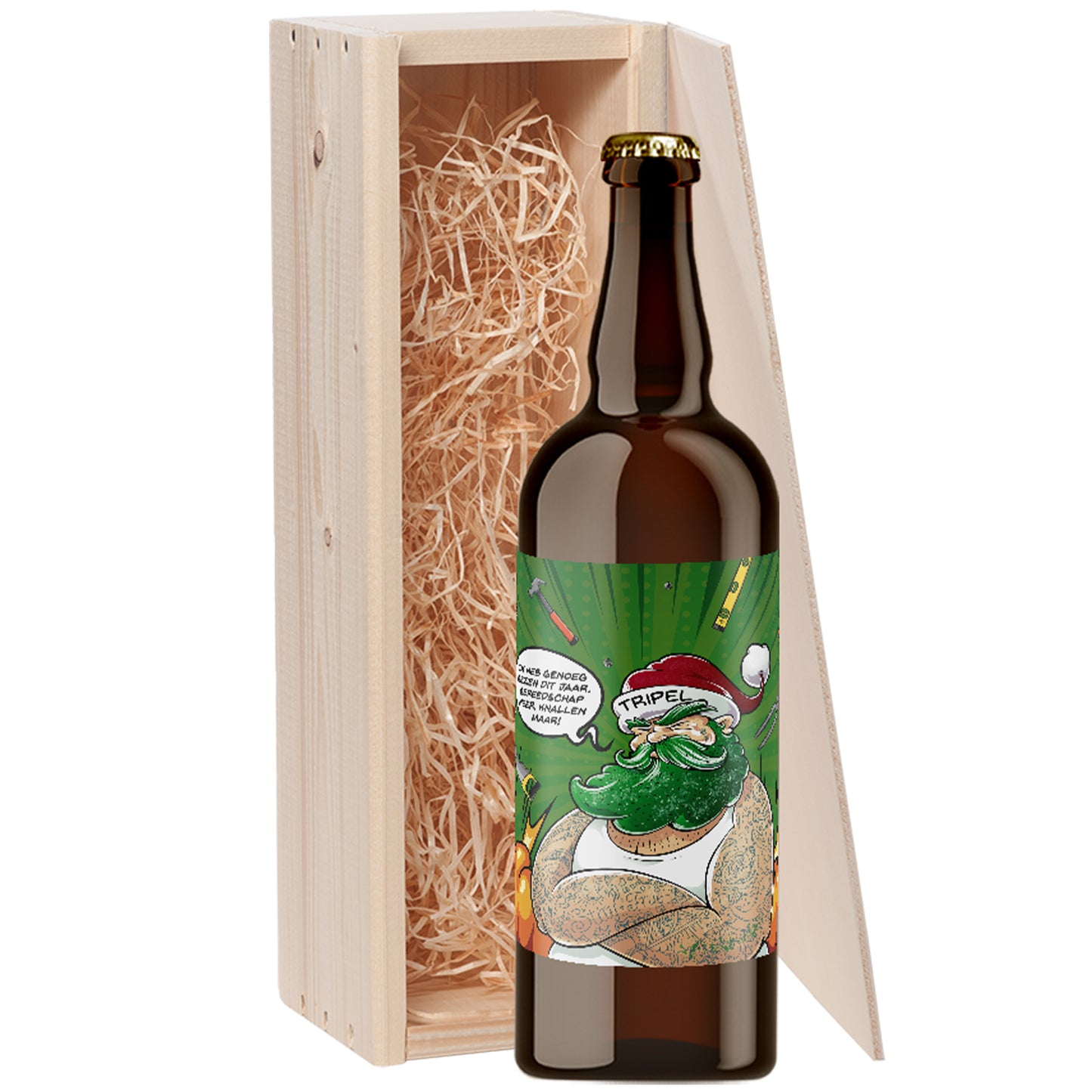 Speciaalbier cadeau Stoere Kerstman Tripel 1x75cl