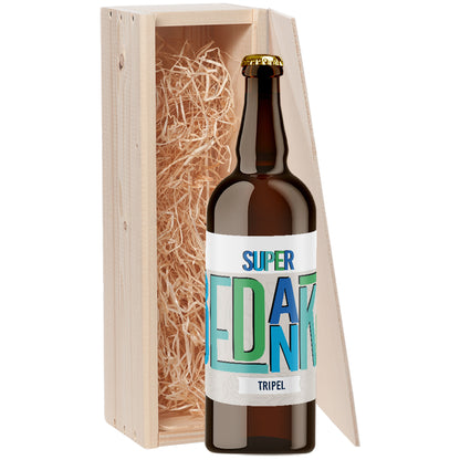 Speciaalbier cadeau Super Bedankt Tripel 1x75cl