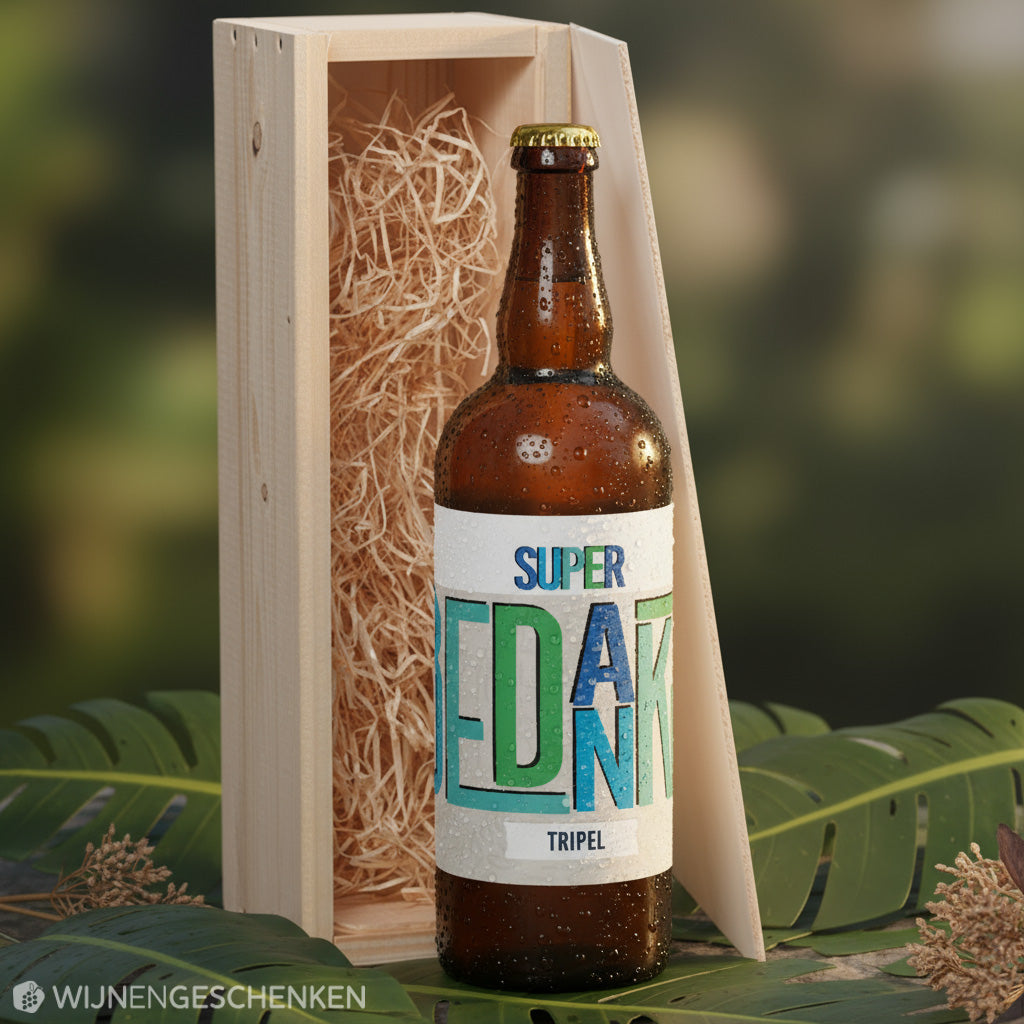 Speciaalbier cadeau Super Bedankt Tripel 1x75cl