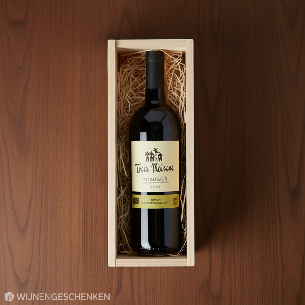 Wijncadeau Trois Maisons Merlot 1x75CL