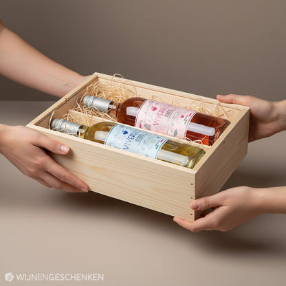 Wijncadeau Viverello wit & rosé 2x75cl