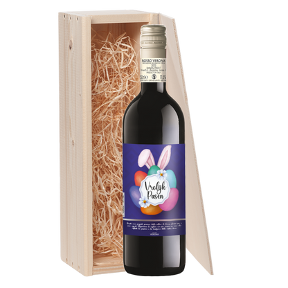 Wijncadeau Vrolijk Pasen Rosso Verona 1x75cl