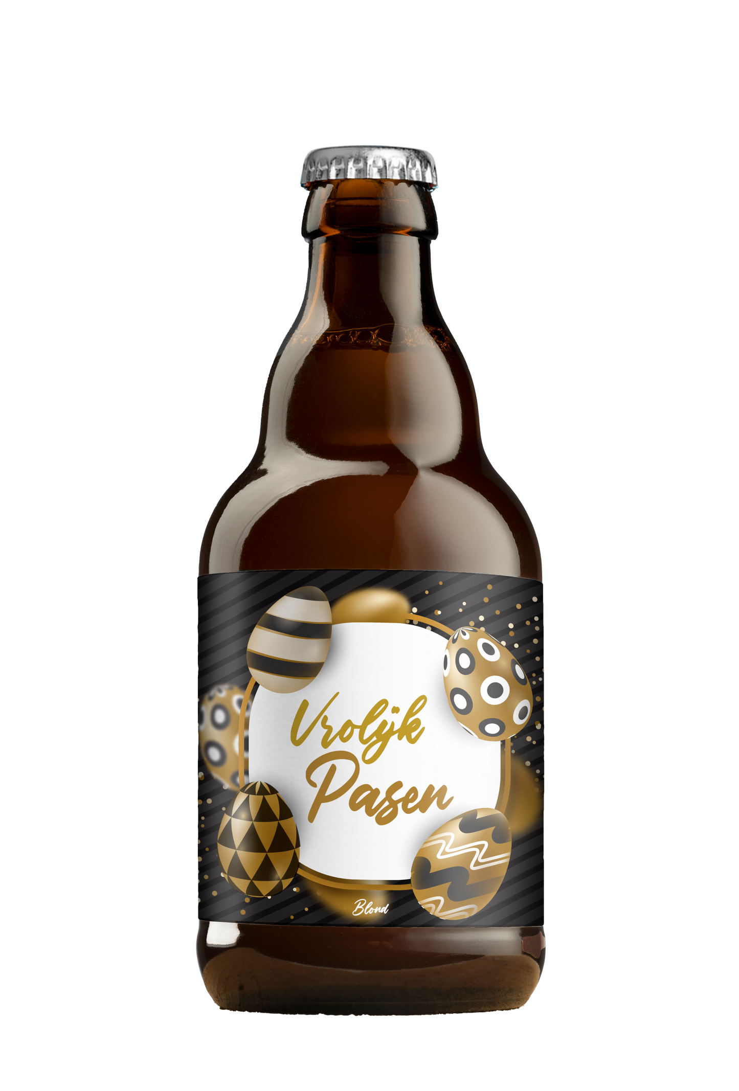 Speciaalbier Vrolijk Pasen Zwart Goud Blond - 33cl
