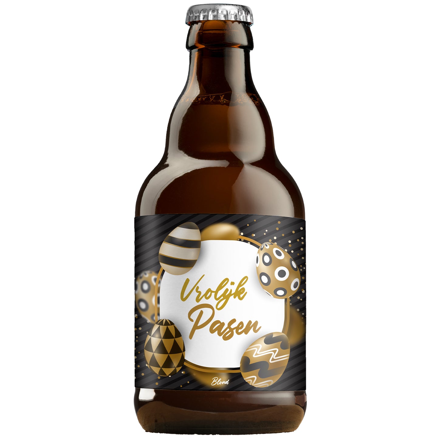 Speciaalbier Vrolijk Pasen Zwart Goud Blond - 33cl