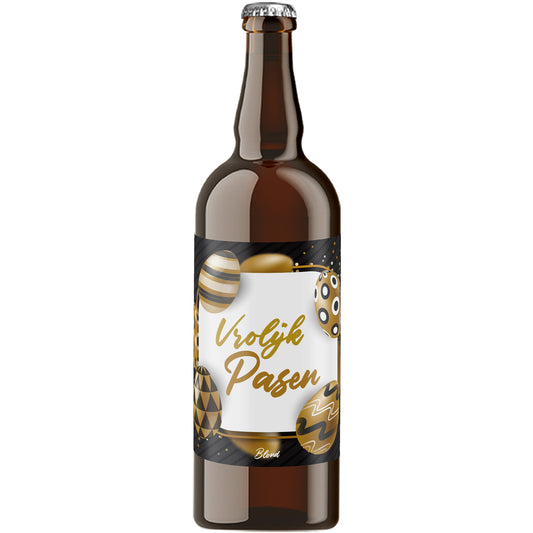 Speciaalbier Vrolijk Pasen Zwart Goud Blond - 75cl