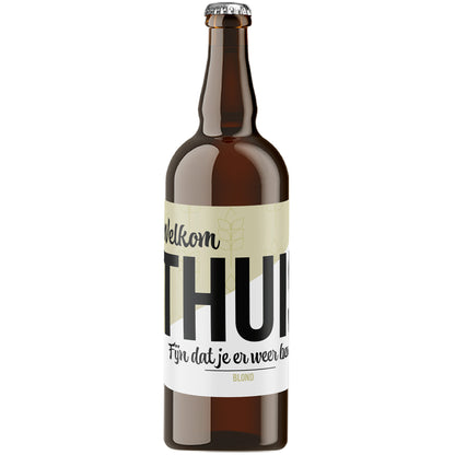 Speciaalbier Welkom Thuis Blond - 75cl