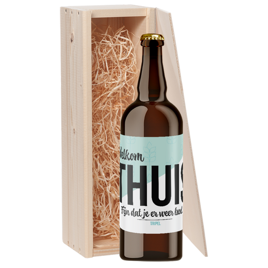 Speciaalbier cadeau Welkom Thuis Tripel 1x75cl
