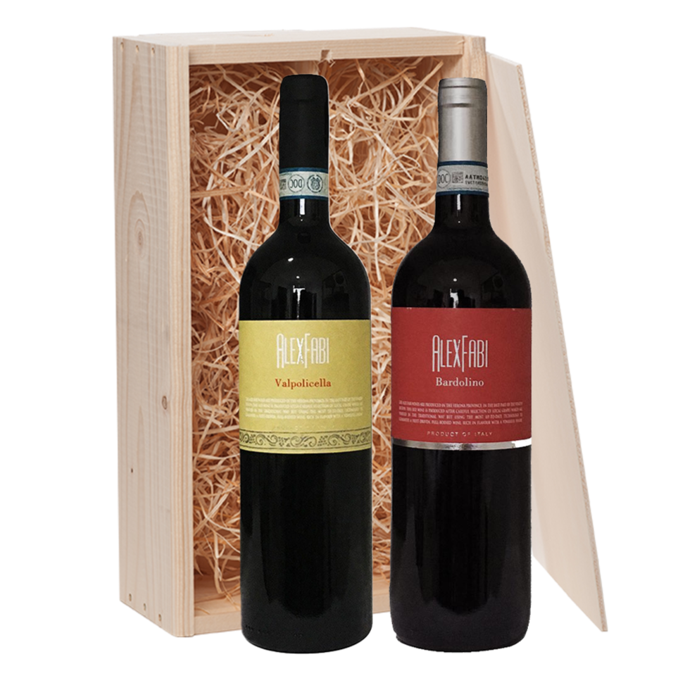 Wijncadeau Alex Fabi De Vinoloog 2x75CL