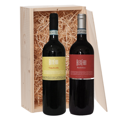 Wijncadeau Alex Fabi De Vinoloog 2x75CL