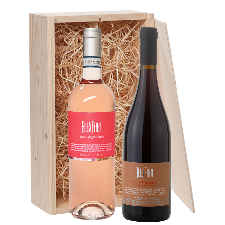 Wijncadeau Alex Fabi Rosé en Rood