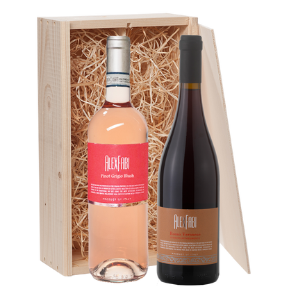 Wijncadeau Alex Fabi Rosé en Rood