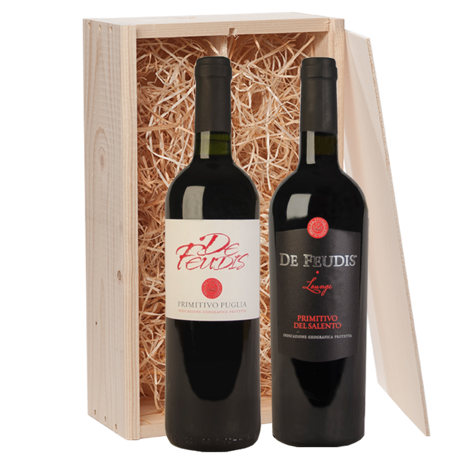 Wijncadeau De Feudis Primitivo 2x75CL
