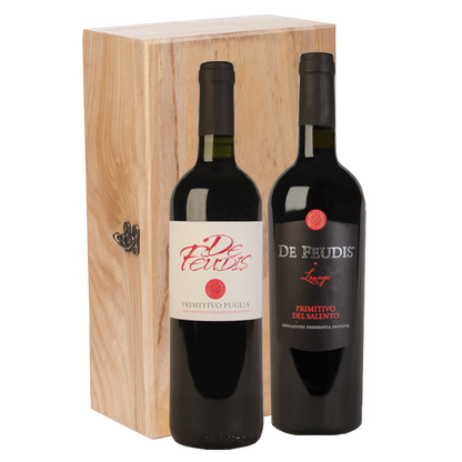 Wijncadeau De Feudis Primitivo Geneve 2x75CL