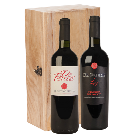 Wijncadeau De Feudis Primitivo Geneve 2x75CL