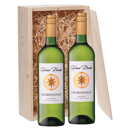 Wijncadeau Henri Nordoc Chardonnay 2x75cl