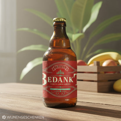 Speciaalbier Bedankt voor uw goede zorgen Tripel - 33cl