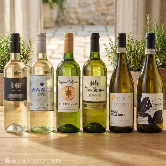 Wijnpakket de proeverij wit deluxe 6x75cl