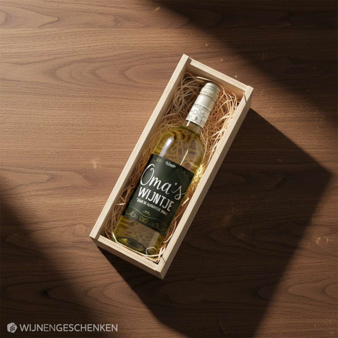 Wijncadeau Oma's Wijntje Bianco Verona 1x75cl