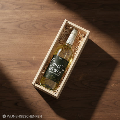 Wijncadeau Oma's Wijntje Bianco Verona 1x75cl