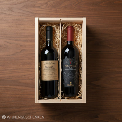 Wijncadeau due villa 2x75CL