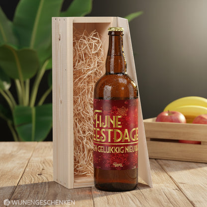 Speciaalbier Fijne Feestdagen & Een Gelukkig Nieuwjaar Tripel 1x75cl