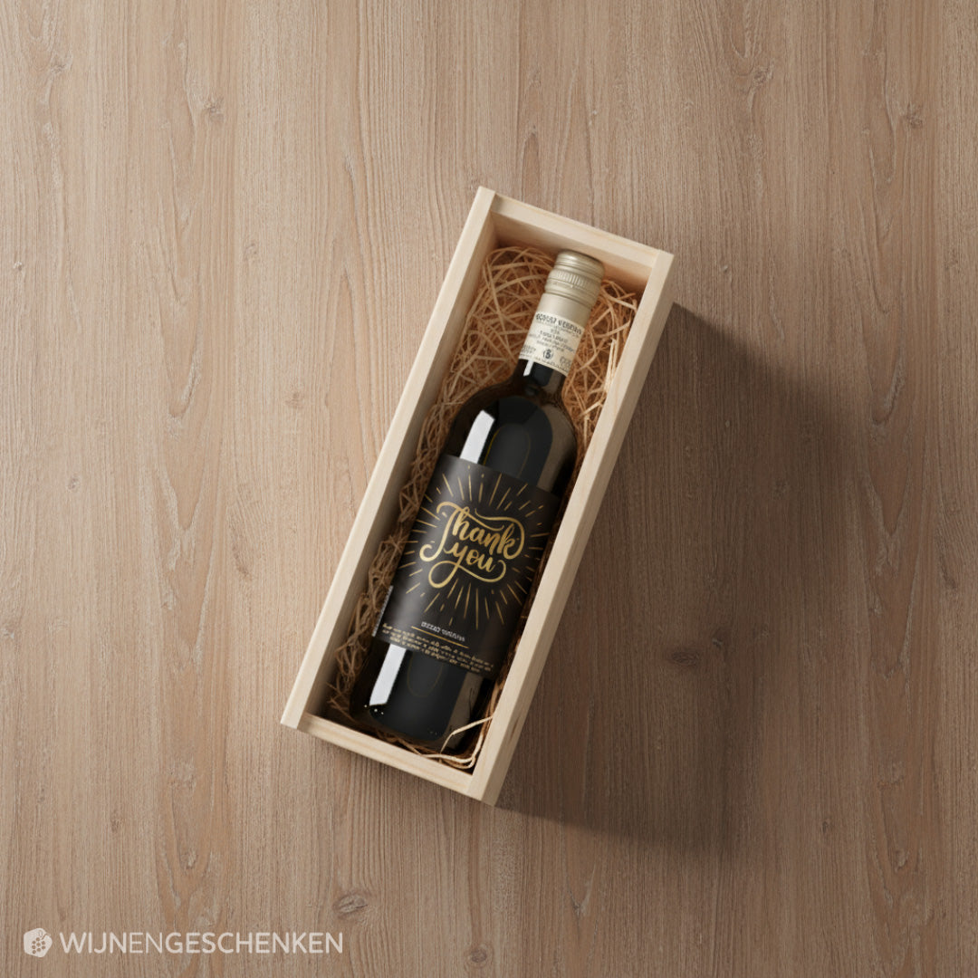 Wijncadeau Thank You Rosso Verona 1x75cl