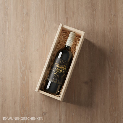 Wijncadeau Thank You Rosso Verona 1x75cl