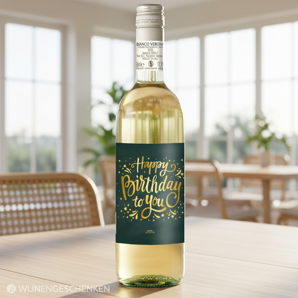 Witte Wijn Happy Birthday Bianco Verona - 75cl