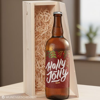 Speciaalbier cadeau Holly Jolly Blond 1x75cl