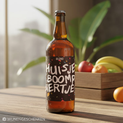 Speciaalbier Huisje, Boompje, Biertje Blond - 75cl