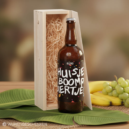 Speciaalbier cadeau Huisje, Boompje, Biertje Blond 1x75cl
