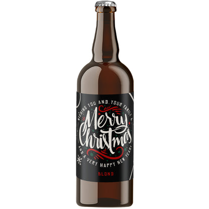 Speciaalbier Merry Christmas And A Very Happy New Year! Blond - 75cl