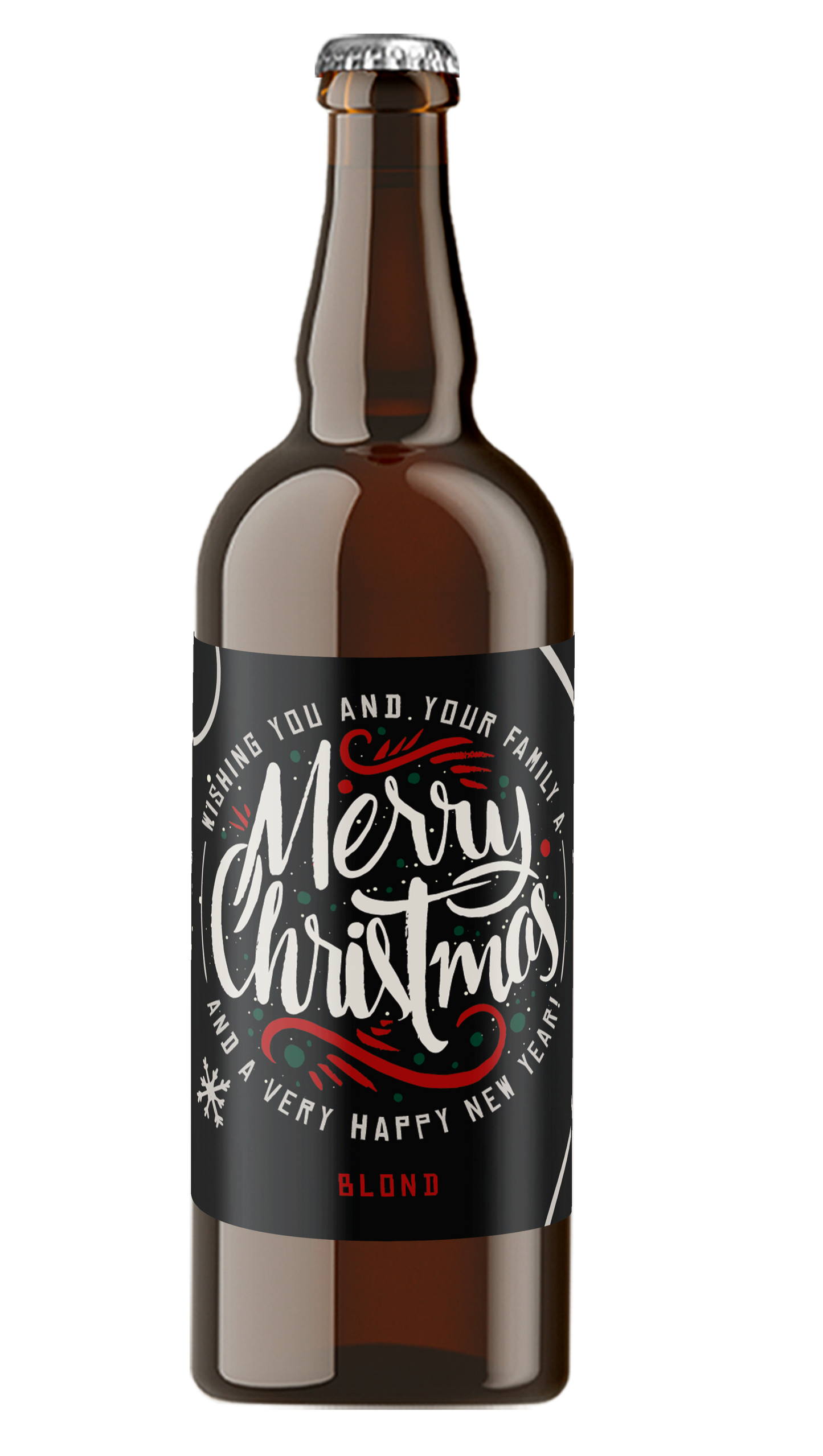 Speciaalbier Merry Christmas And A Very Happy New Year! Blond - 75cl