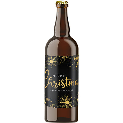 Speciaalbier Merry Christmas Zwart Goud Tripel - 75cl