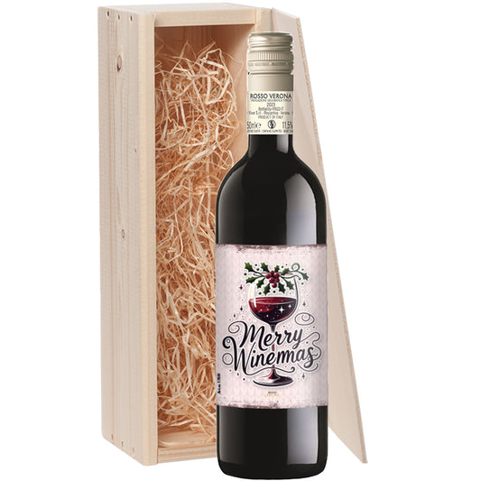 Wijncadeau Merry Winemas Rosso Verona 1x75cl