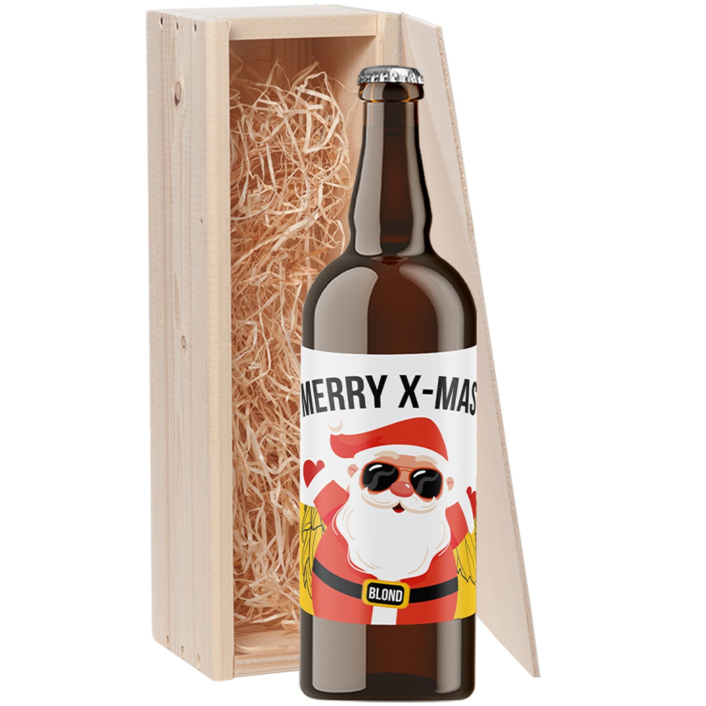 Speciaalbier cadeau Merry X-mas Blond 1x75cl