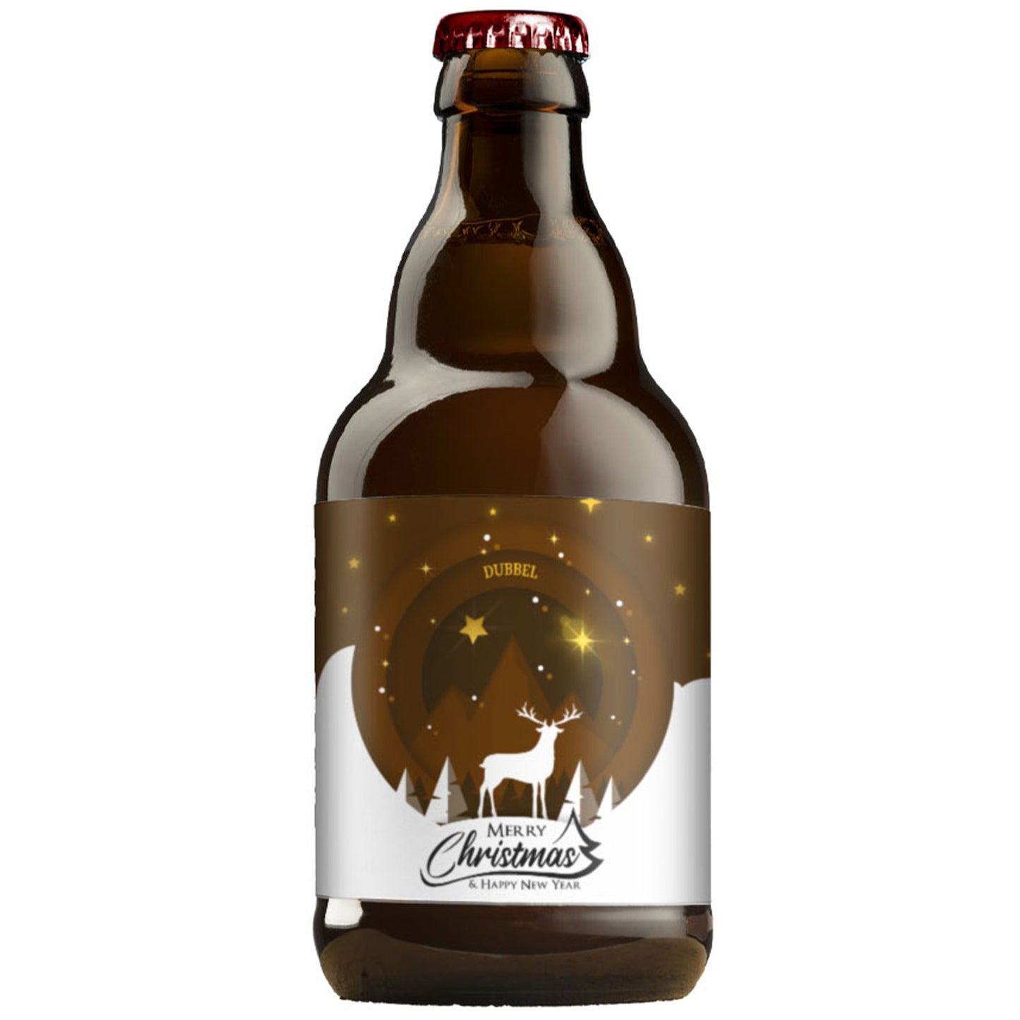 Speciaalbier Merry Christmas & Happy New Year Dubbel - 33cl